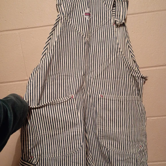 🦄Retails 200$ Vintage 1980 Big MacMen's Striped Corduroy Overalls